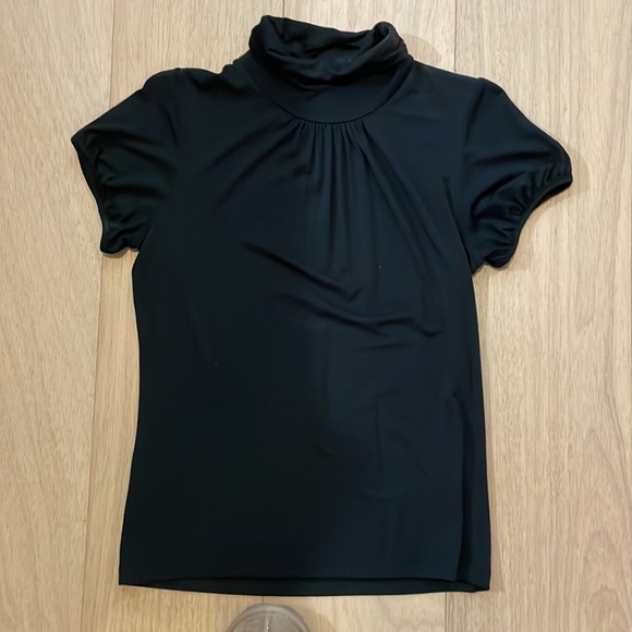 Two women’s turtlenecks, black size S, and olive green size M - Picture 6 of 8